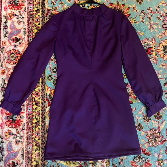 60’s vintage purple vintage dress - Picture 1 of 3